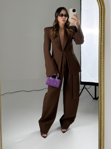 Tailleur Ludovica choco