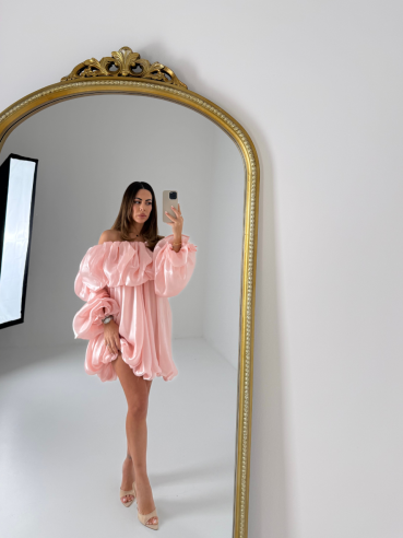 Mini Dress Aurora Pink