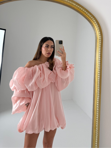 Mini Dress Aurora Pink