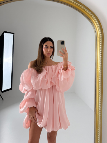 Mini Dress Aurora Pink
