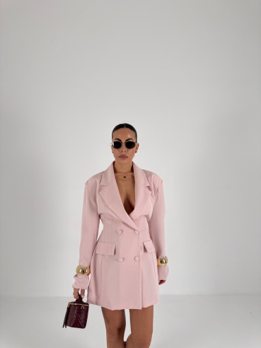 Blazer Dress Snow rosa