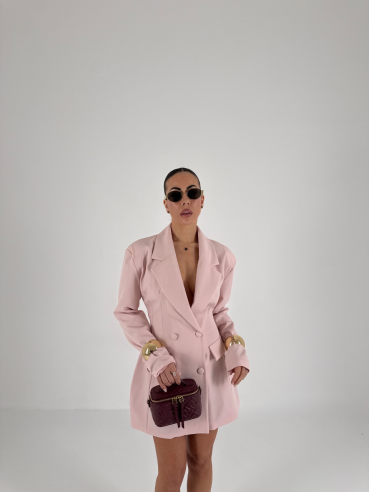 Blazer Dress Snow rosa