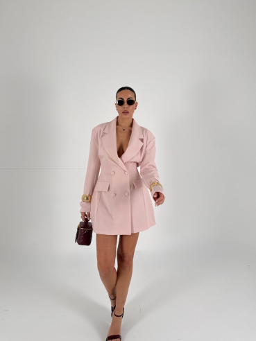 Blazer Dress Snow rosa