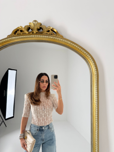 Body pizzo Sasha crema