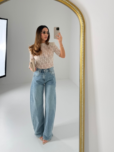 Body pizzo Sasha crema