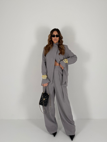 Tailleur Loren grigio