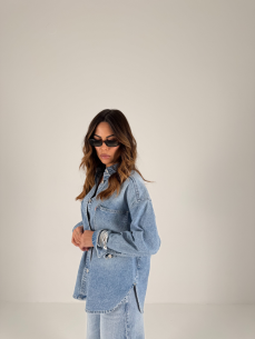 Camicia Denim Flora 2