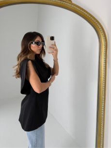 T-shirt Peony nera 2