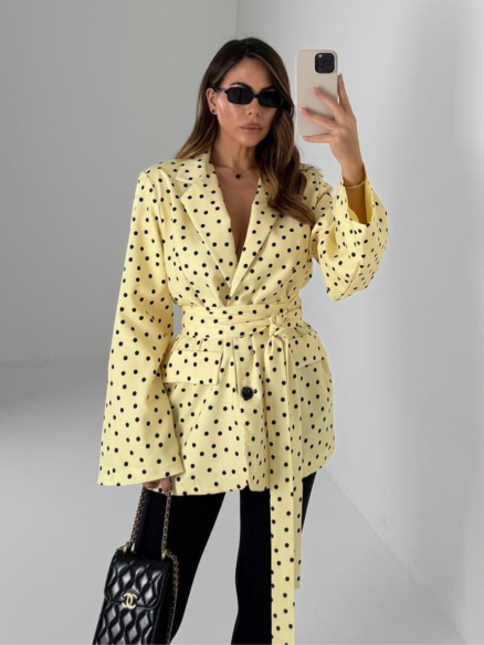 Blazer Isa giallo