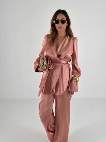 Tailleur Karen salmone