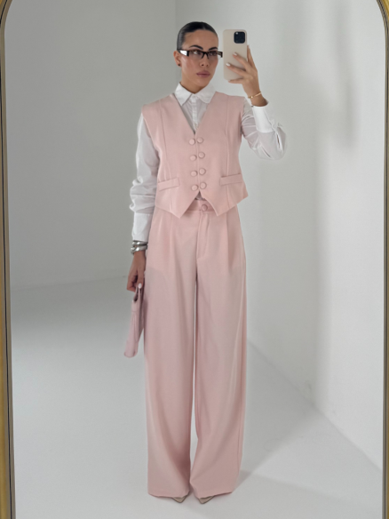 Tailleur Cristine rosa