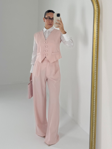 Tailleur Cristine rosa