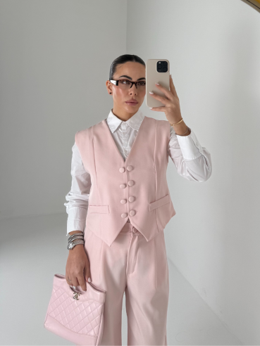 Tailleur Cristine rosa