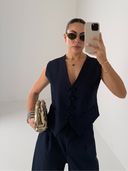 Tailleur Cristine blu