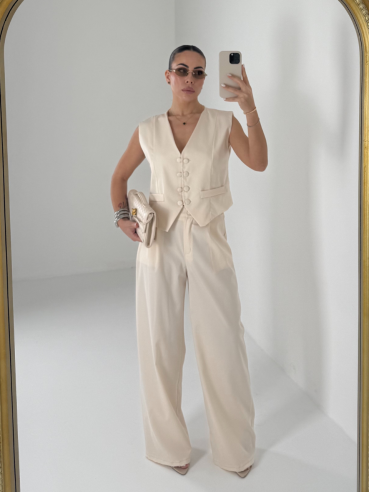 Tailleur Cristine panna