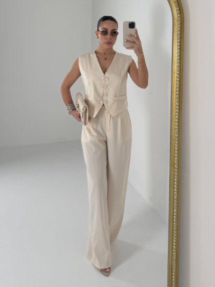 Tailleur Cristine panna