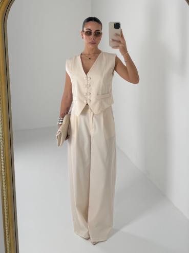 Tailleur Cristine panna