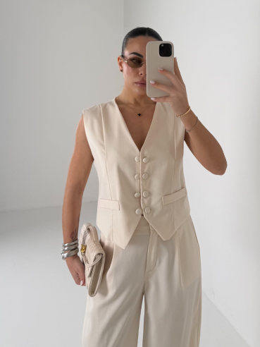 Tailleur Cristine panna