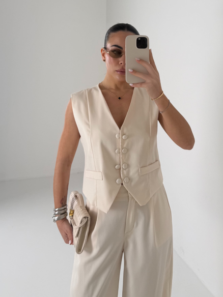 Tailleur Cristine panna