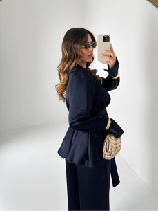 Tailleur Karen blu 2