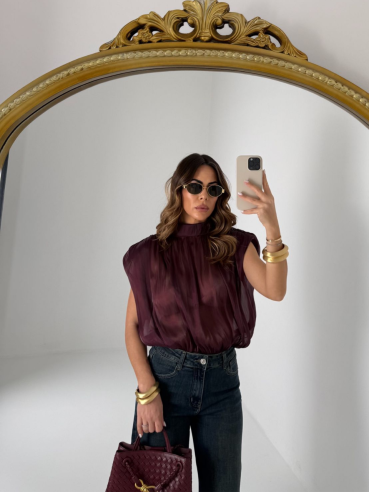 Denim Wide leg scuro sabbiato