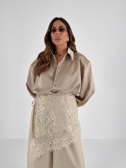 Camicia Lea champagne
