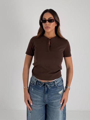 T-shirt Serafina Kikka choco