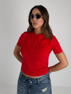 T-shirt Serafina Kikka rossa