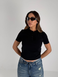 T-shirt Serafina Kikka nera