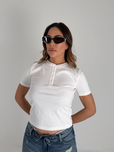 T-shirt serafina Kikka bianca