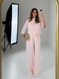 Tailleur Kora pink