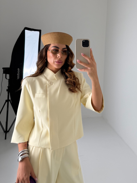 Tailleur Kora giallo