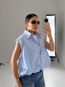Gilet Jade celeste 2