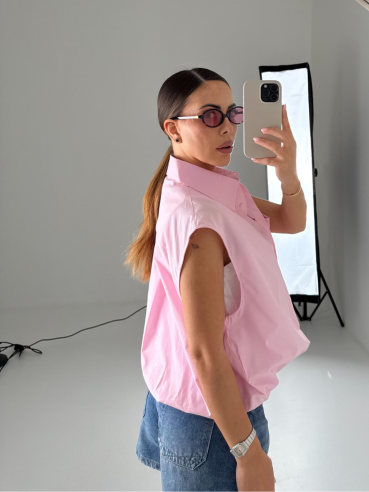 Gilet Jade rosa