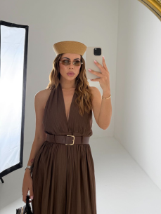 Jumpsuit Eloise marrone 2