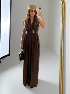 Jumpsuit Eloise marrone