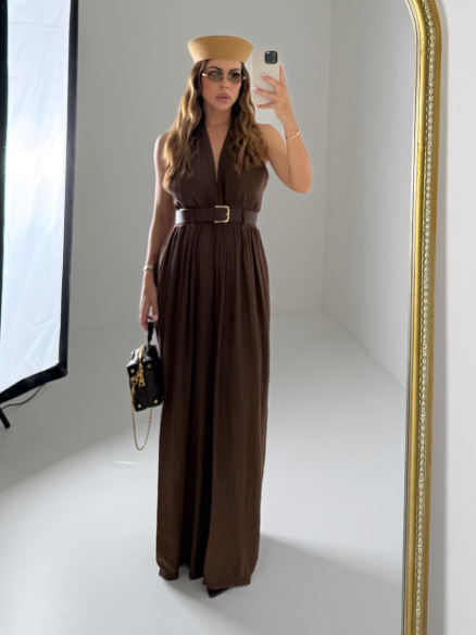 Jumpsuit Eloise marrone