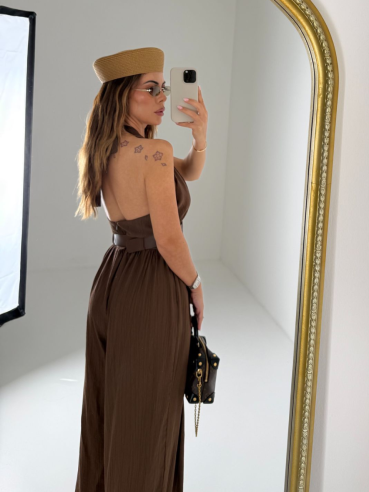 Jumpsuit Eloise marrone