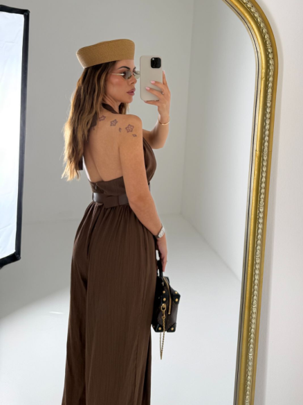 Jumpsuit Eloise marrone