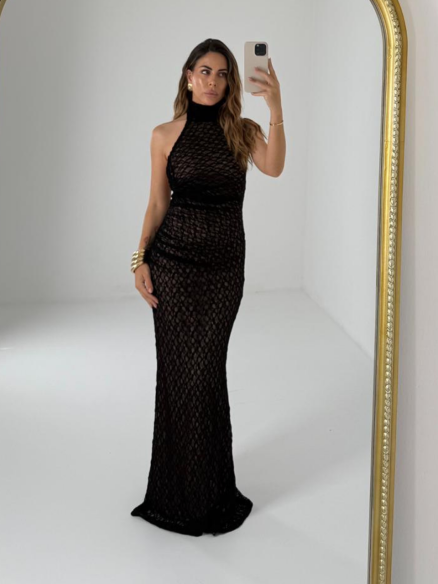 Long Dress Iside nero