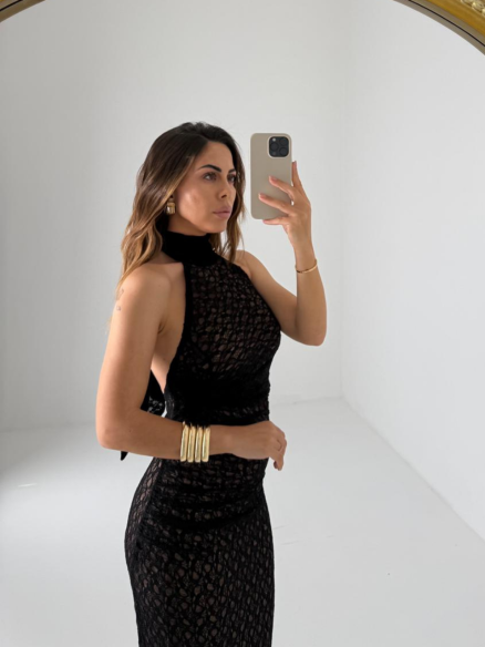 Long Dress Iside nero