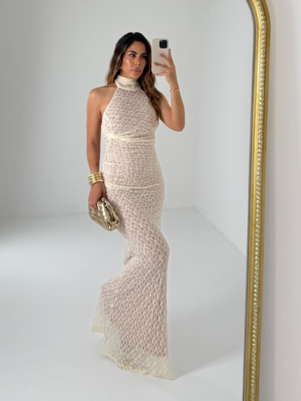 Long Dress Iside crema