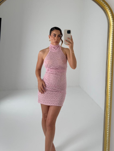Mini Dress Iside rosa