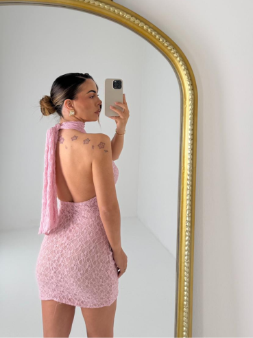 Mini Dress Iside rosa