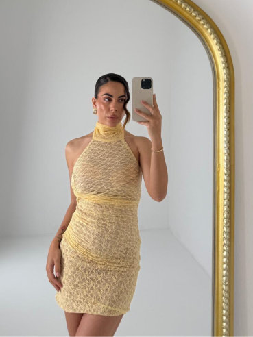Mini Dress Iside giallo