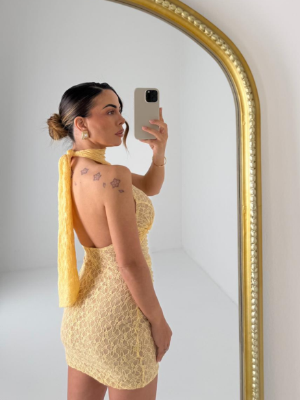 Mini Dress Iside giallo