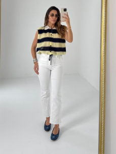 Denim Jade 7/8 bianco