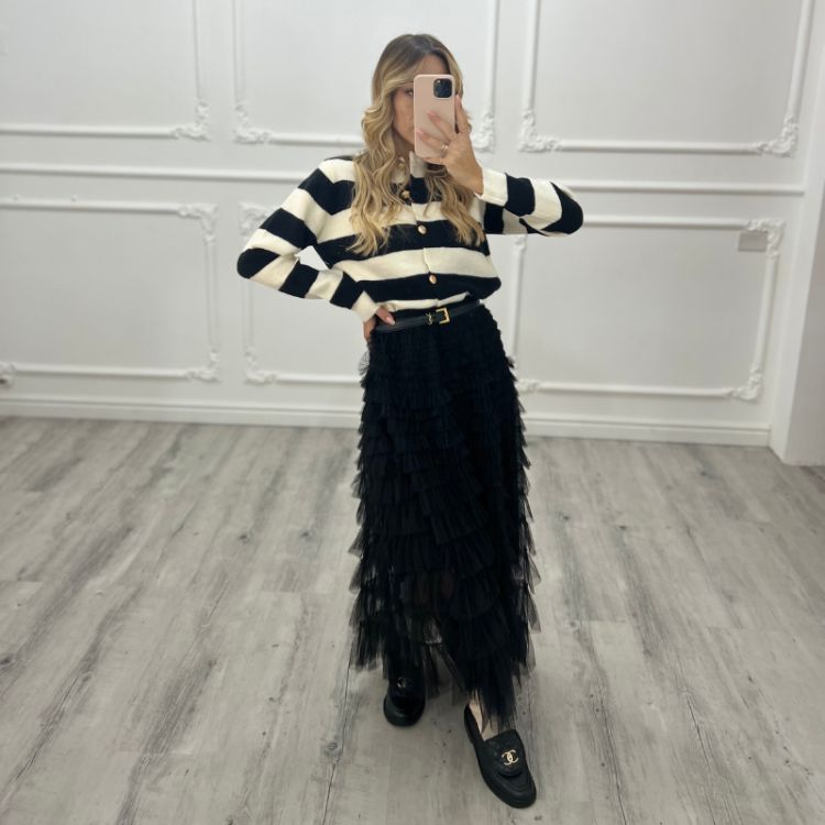 Gonna Tulle NERO