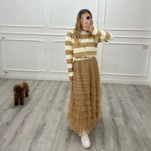 Gonna Tulle BEIGE