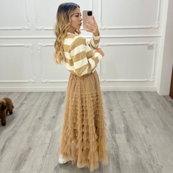Gonna Tulle BEIGE